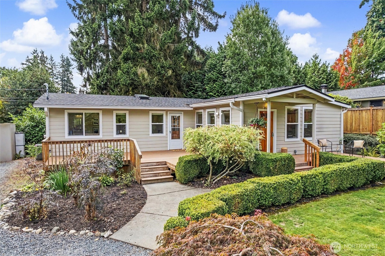 Private single-level home at 18043 Ashworth Avenue N in Shoreline